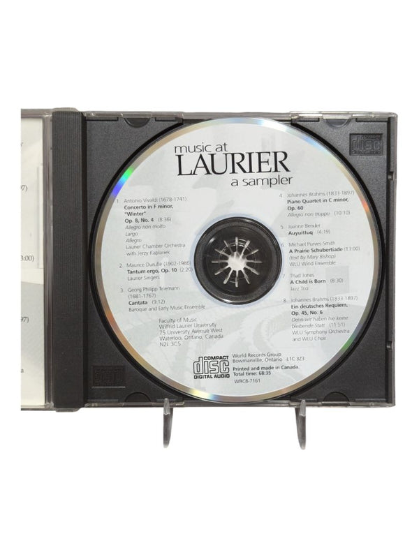 Music at Laurier A Sampler disc