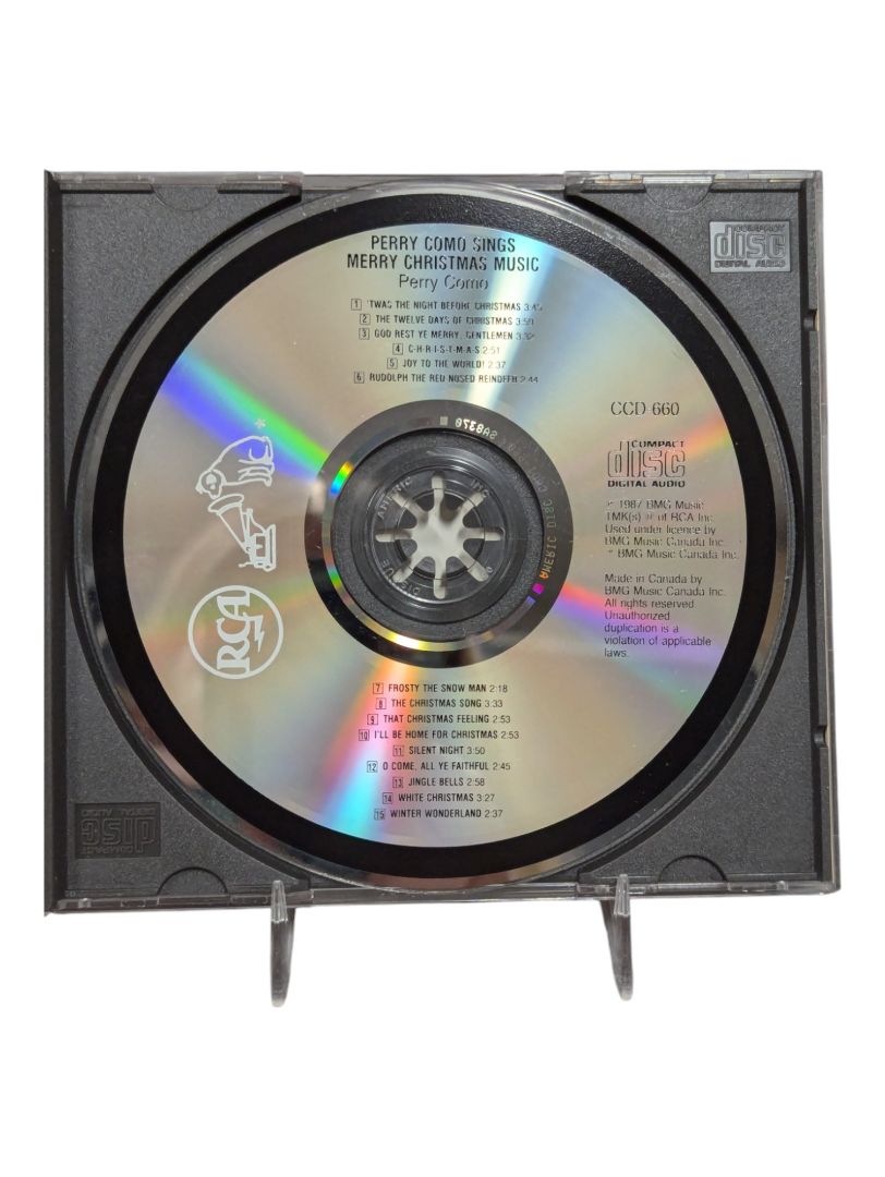 Perry Como Christmas Music disc