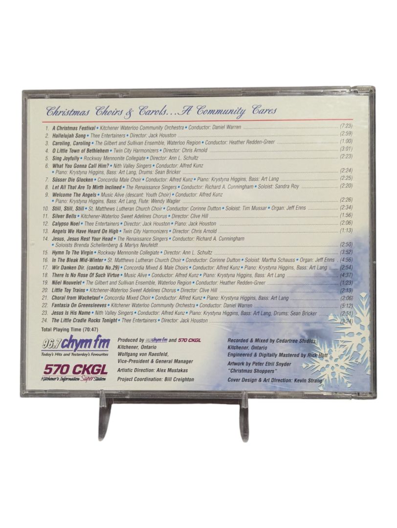 Christmas Choirs & Carols disc