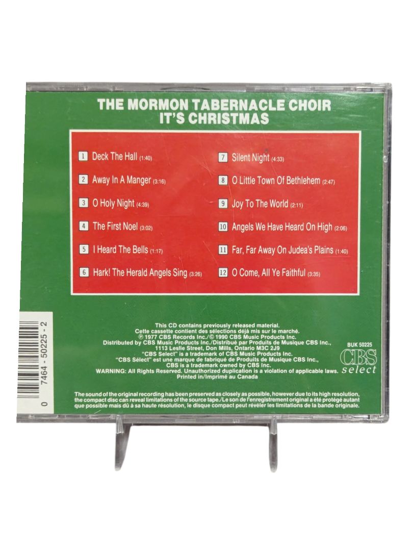 The Mormon Tabernacle Choir disc