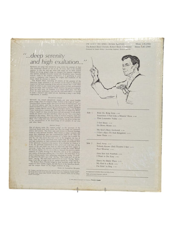 Robert Shaw I'm Goin' To Sing LP