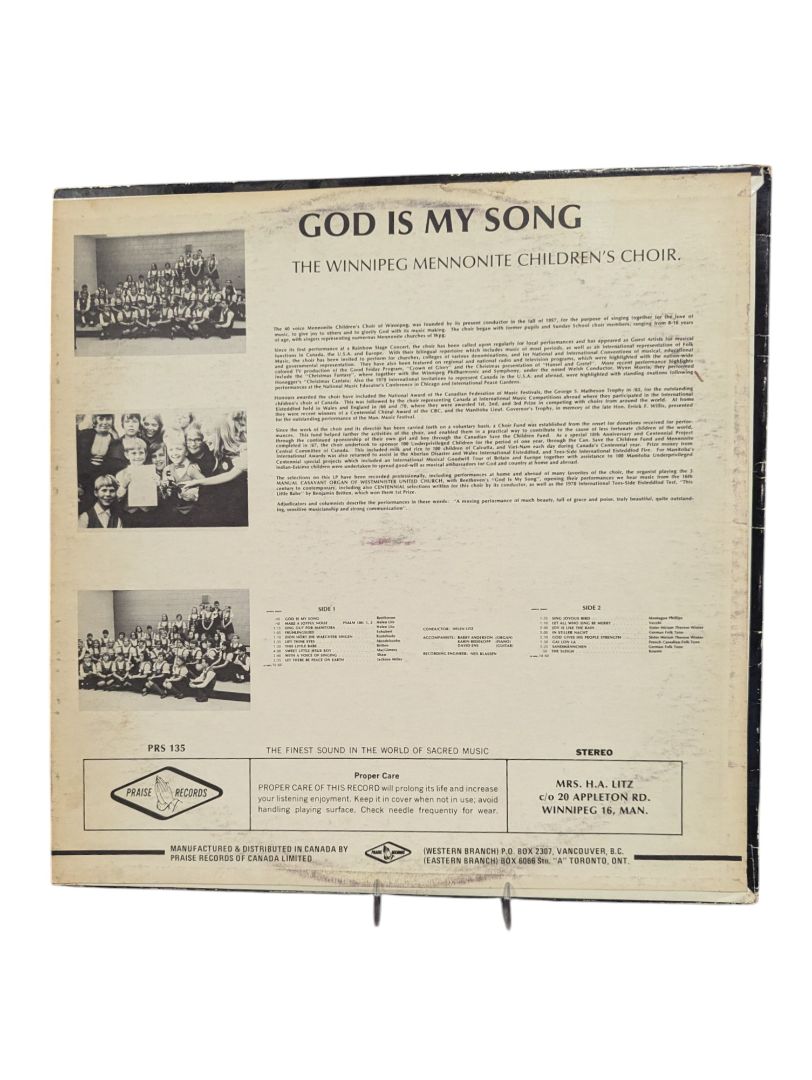 God Is My Song LP