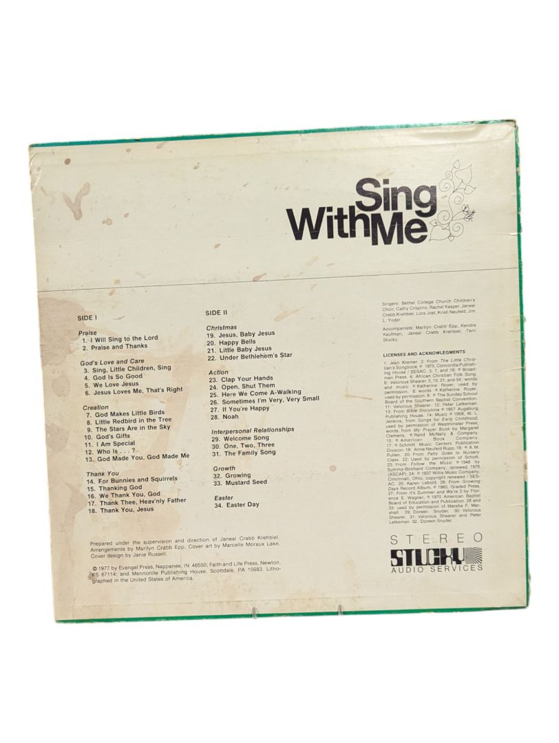 Sing With Me LP