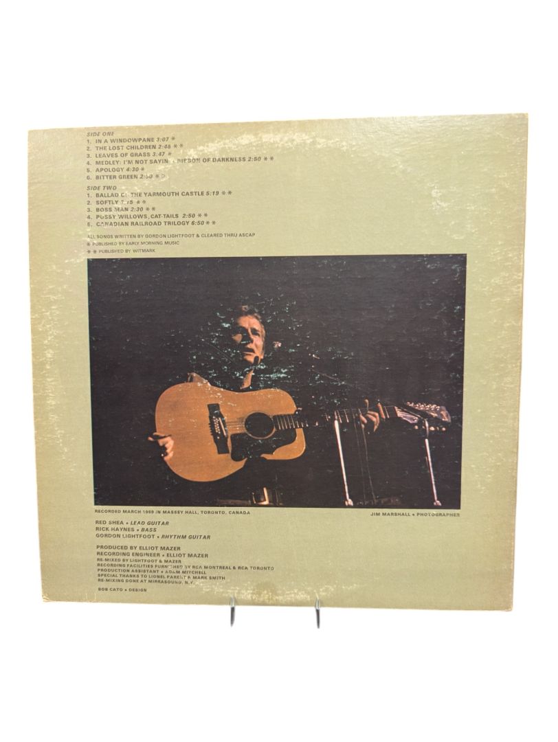 Gordon Lightfoot Sunday Concert LP