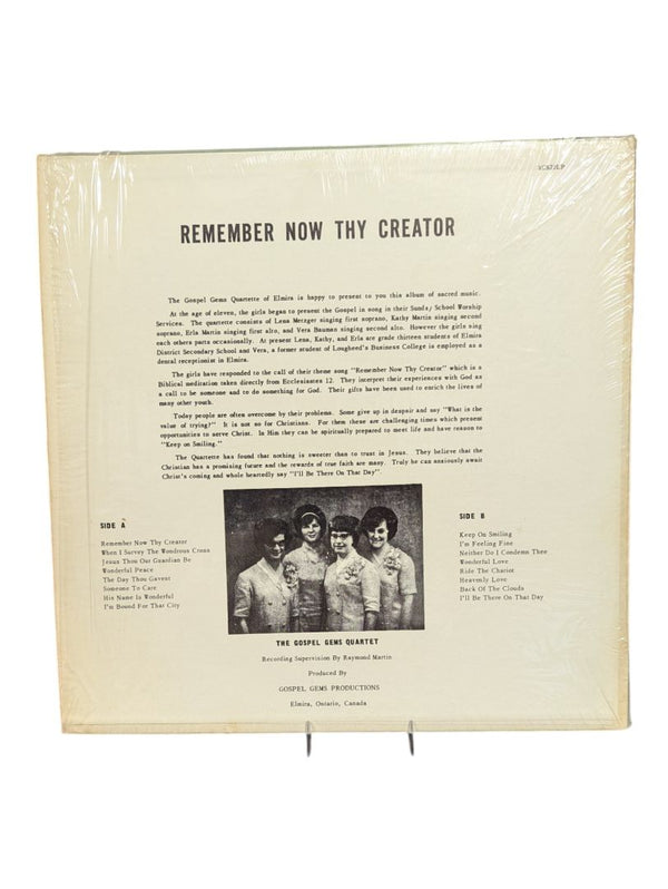 Remember Now Thy Creator LP