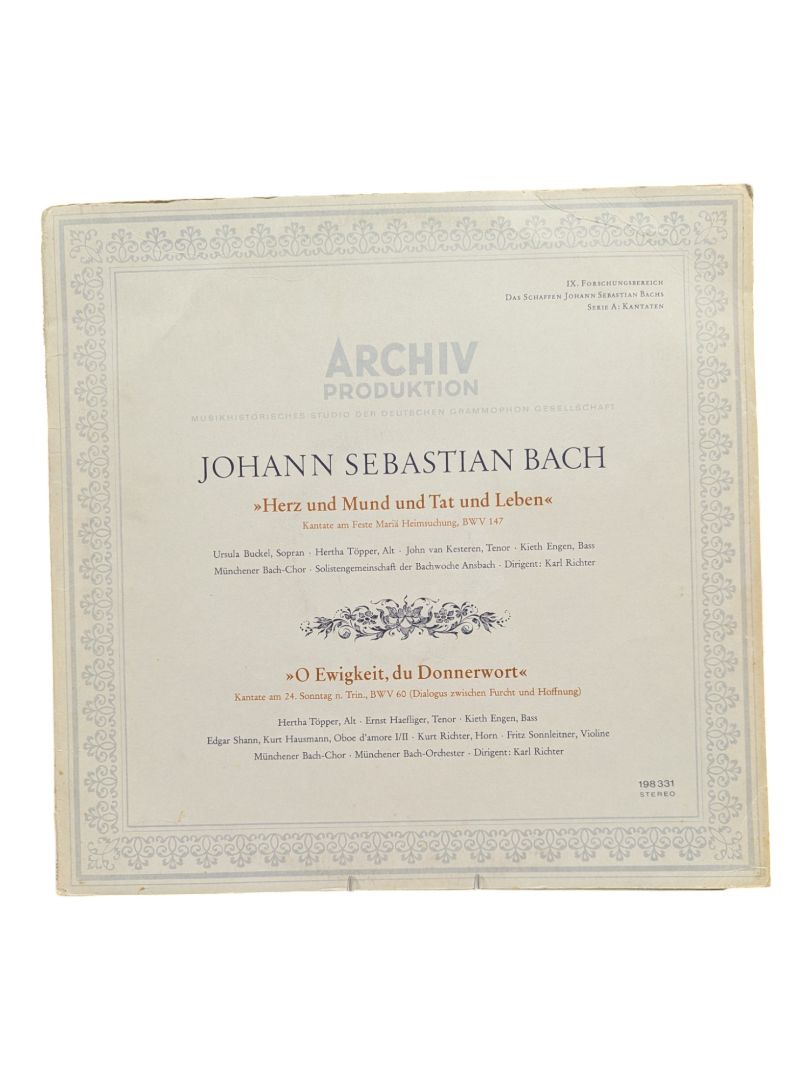 Karl Richter Bach LP