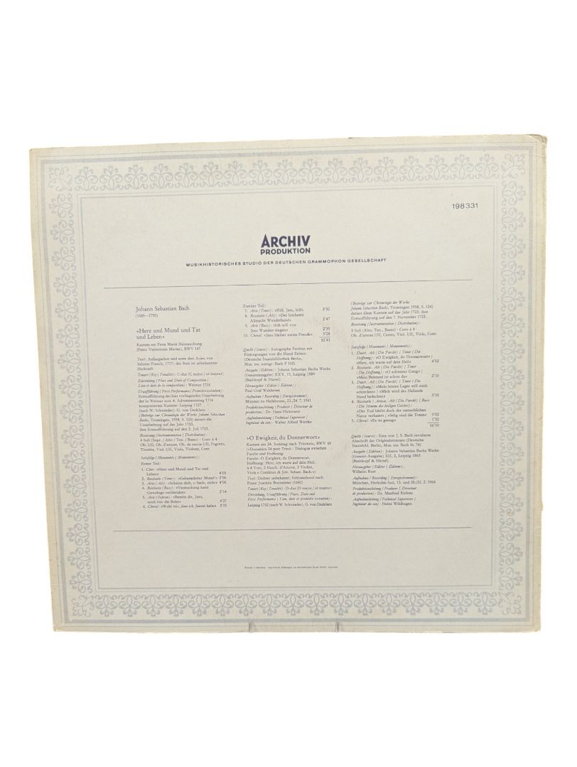 Karl Richter Bach LP