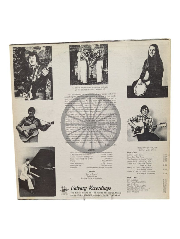 The Ray of Truth Let My Light Shine LP