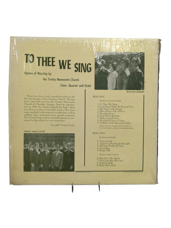 To Thee We Sing LP