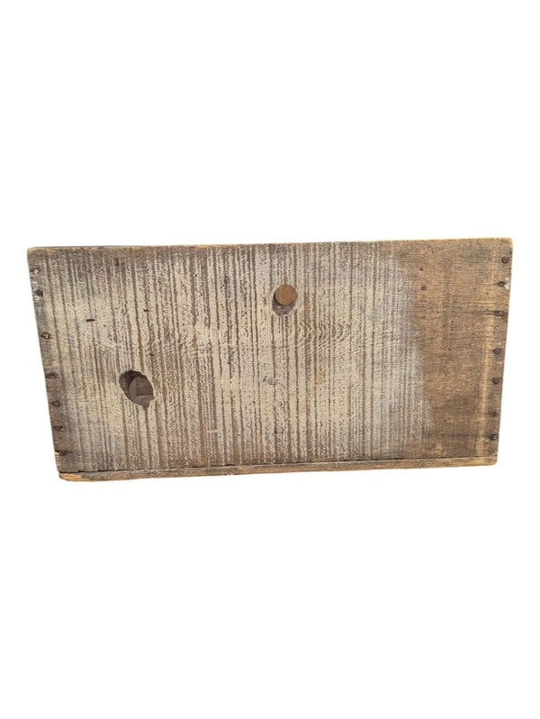 Antique Wooden Crate 20 1/2" x 13 1/2" x 10 1/2"