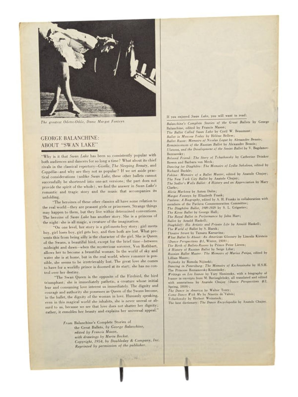 Swan Lake Printed Copy