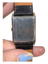 Vintage 1980s Seiko Tank Gold Champagne Dial