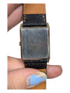 Vintage 1980s Seiko Tank Gold Champagne Dial