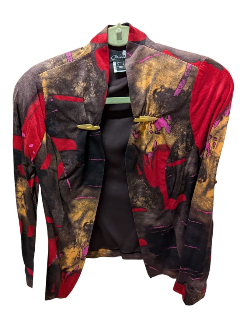 Red and Brown Neuva Blazer Size 4