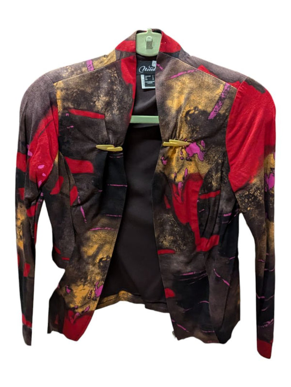 Red and Brown Neuva Blazer Size 4