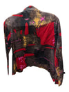 Red and Brown Neuva Blazer Size 4