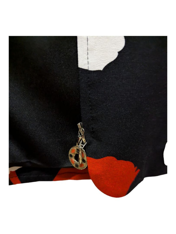 Red and White Poppy Nueva Short Sleave Blazer Size 4