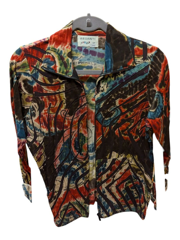 Abstract Colourful Arvanti Sweat Shirt Size Small