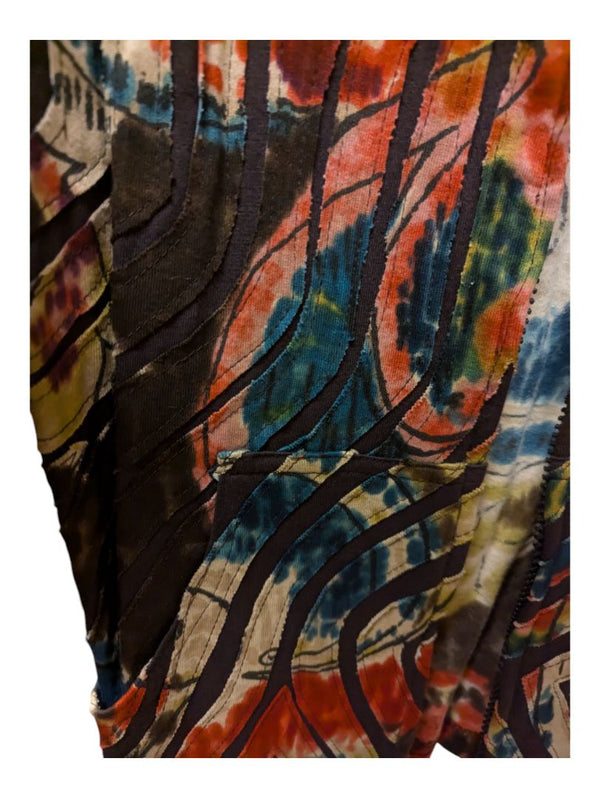 Abstract Colourful Arvanti Sweat Shirt Size Small
