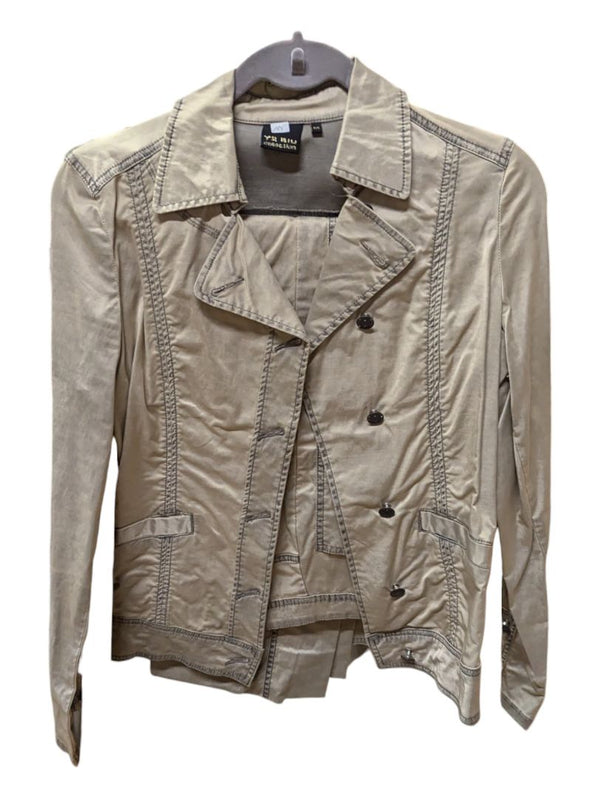 Beige Y2 Blu Collection Jacket and Pant Set Size Small