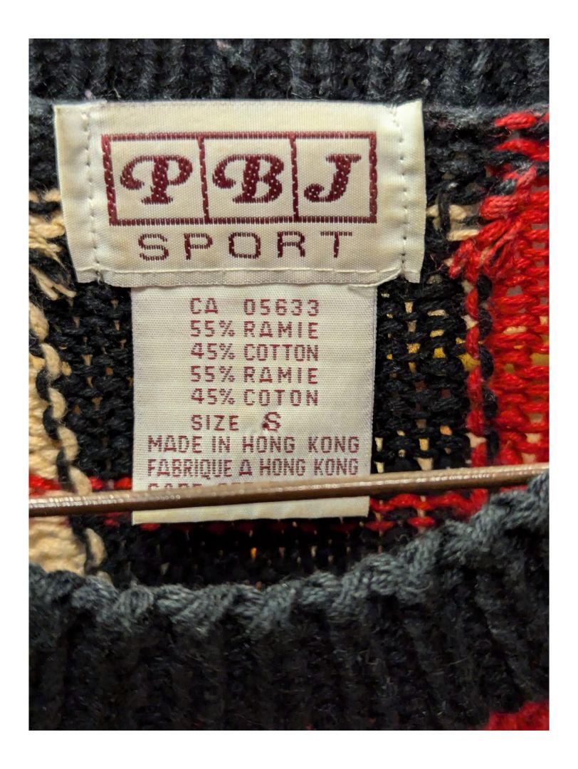 Green Equestrian PBJ Sport Knit Sweater Size Small