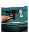 Blue H&M Button Up Sweater Size M