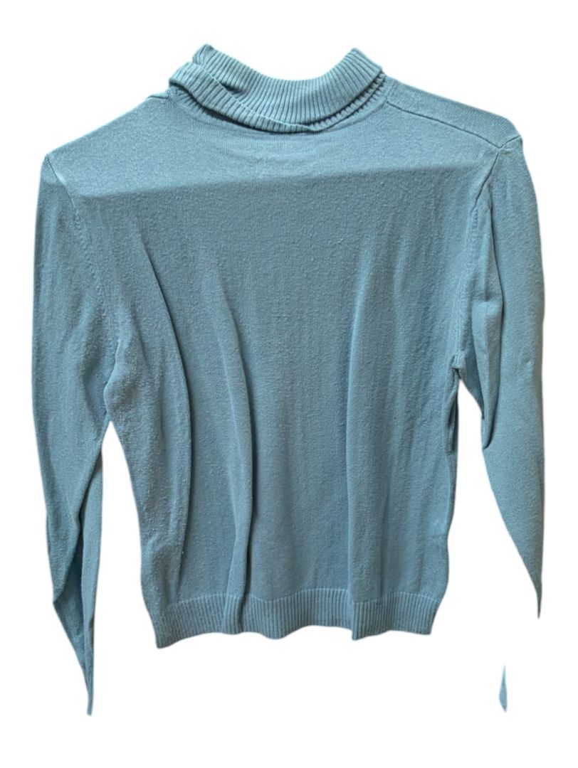 Soft Blue Tres You Turtleneck Sweater Size Small