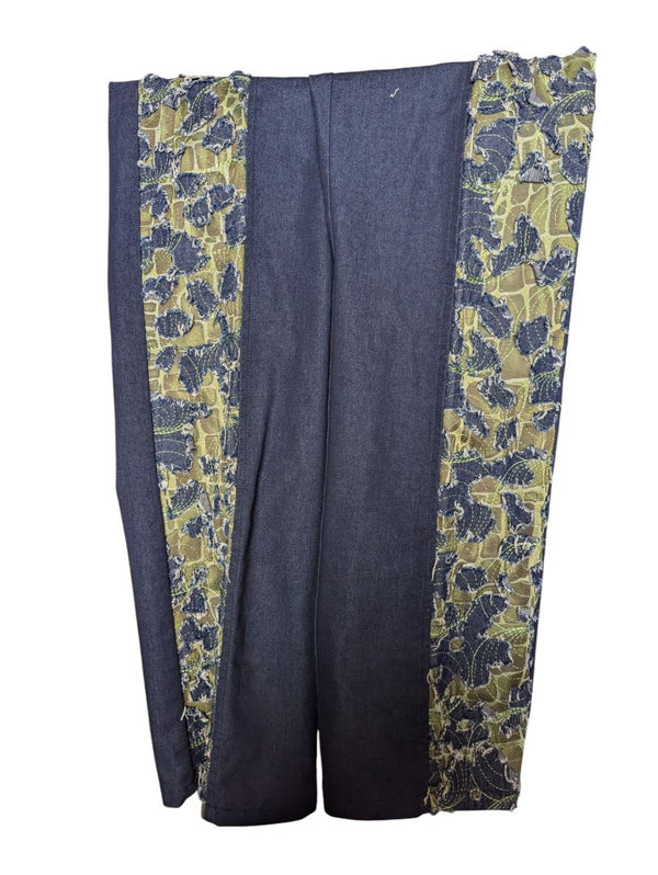 Blue and Green Judy Joannou Jacket and 2 Pants Set Size xs