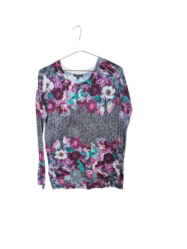 Purple and Grey Leo & Ugo Long Sleave Size 3
