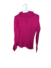 Pink Orly Quarter Button Sweater Size Small