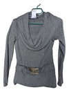 Grey Frank Lyman Cowl neck Sweater Size 4