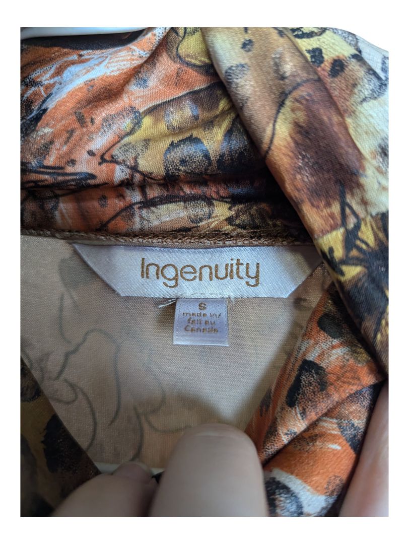 Amber Motif Ingenuity Turtleneck Shirt Size Small