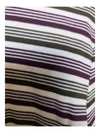 Purple and Green Stripped Cafe au Lait Turtleneck Sweater Size Medium