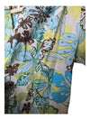 Green and Blue Floral Judy Joannou Button-up Size Small