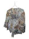 Cheetah Print Judy Joannou Wrap Size xs