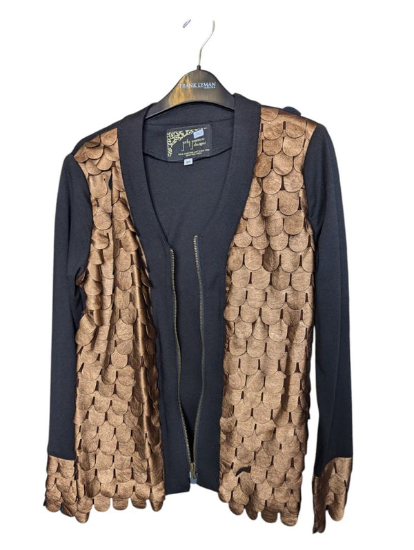 Metalic Scale Judy Joannou Zip-up Size Small
