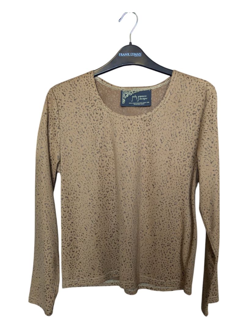Cheetah Print Judy Joannou Long Sleeve Size Unknown