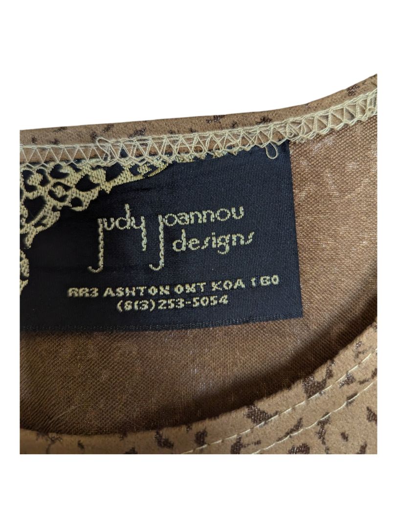 Cheetah Print Judy Joannou Long Sleeve Size Unknown