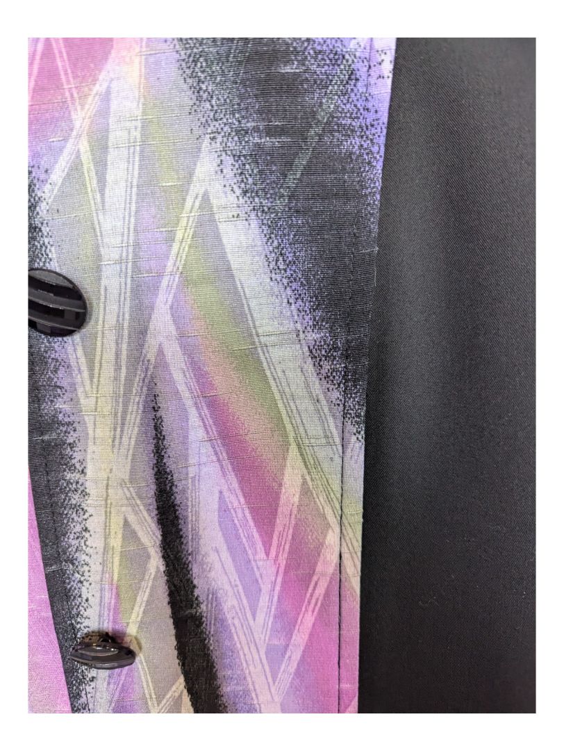 Funky Purple Judy Joannou Button-up Size Small