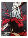 Red and Black Nueva Zip-Up Blazer Size 4