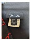 Red and Black Nueva Zip-Up Blazer Size 4