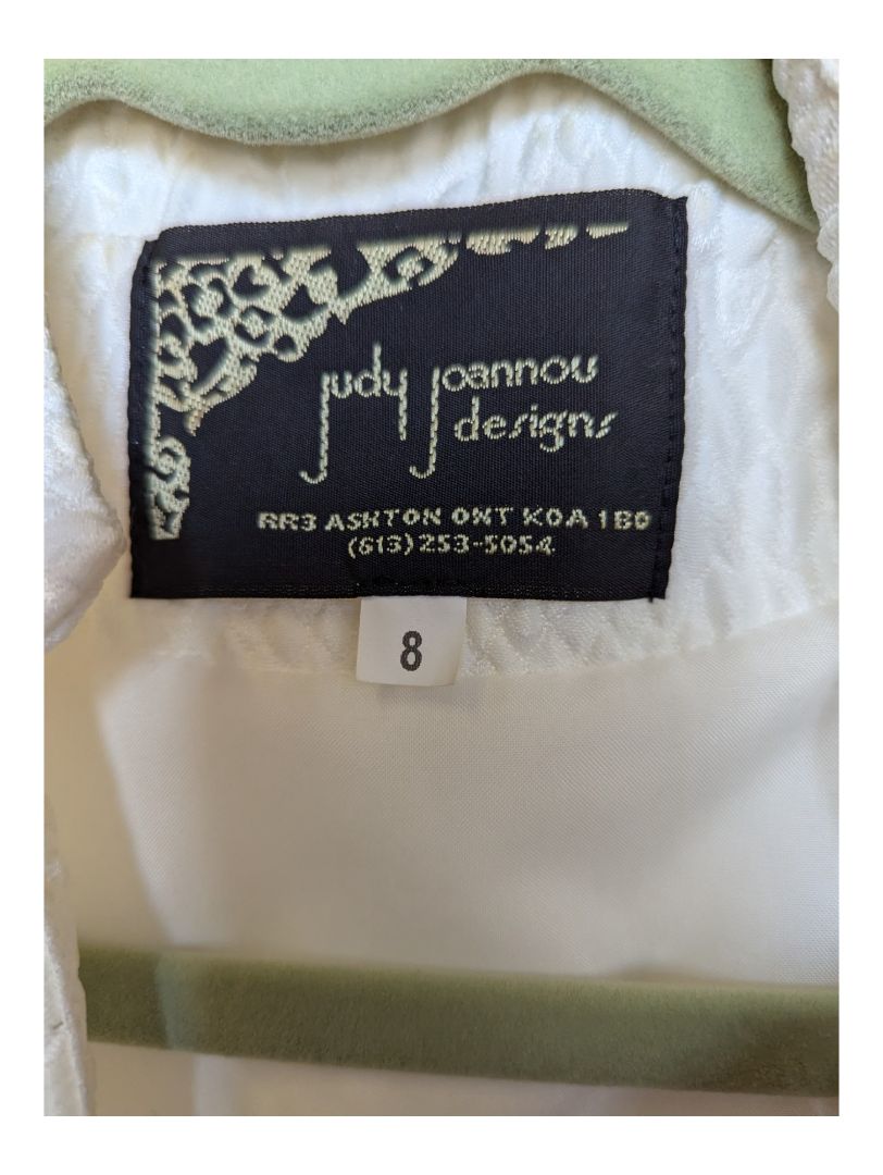 White Snake Skin Paterned Judy Joannou Blazer Size 8