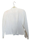 White Snake Skin Paterned Judy Joannou Blazer Size 8