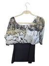 Grey and Black Neuva Blouse Size 4