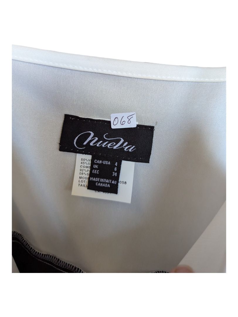 Grey and Black Neuva Blouse Size 4