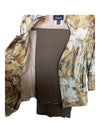 Gold and Brown Nueva Jacket and Pant Set Size 8
