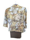 Gold and Brown Nueva Jacket and Pant Set Size 8