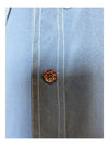 Blue Velveteen Alia Vest and Pant Set Size Small