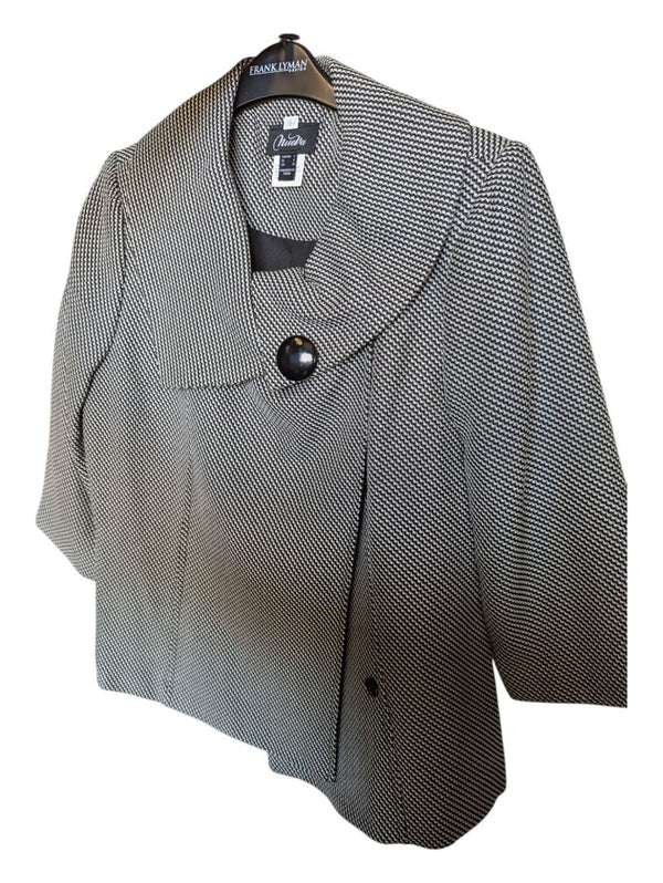 Grey Nueva Pea Coat with Belt Size 4