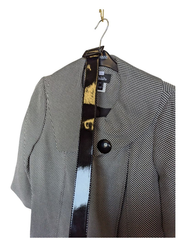Grey Nueva Pea Coat with Belt Size 4